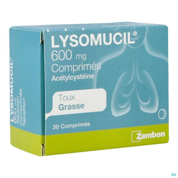 Lysomucil 600 Comprimés 30 X 600mg