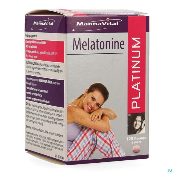 Mannavital Melatonine V-comprimés Succ 120