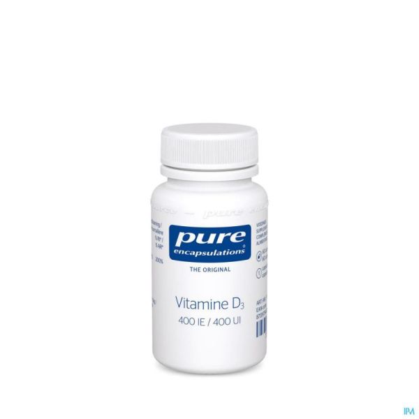 Pure Encapsulations Vitamine D3 400 Ui 60 Gélules