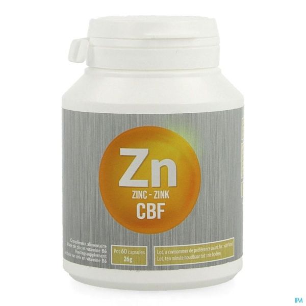 Zinc Cbf Gélules 60