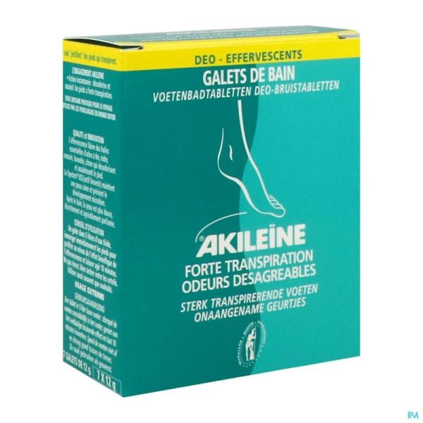 Akiléine Déodorant Biactif Galets Effervescents 7 Pièce 