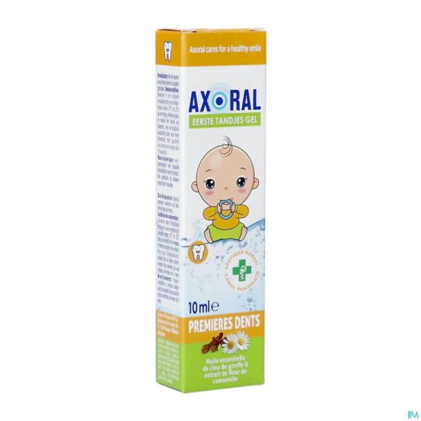 Axoral Gel Dentition Premieres Dents 10ml