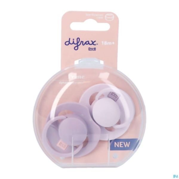 Difrax Dynamic Sucette 18m+ Prime Lilac/violet 2