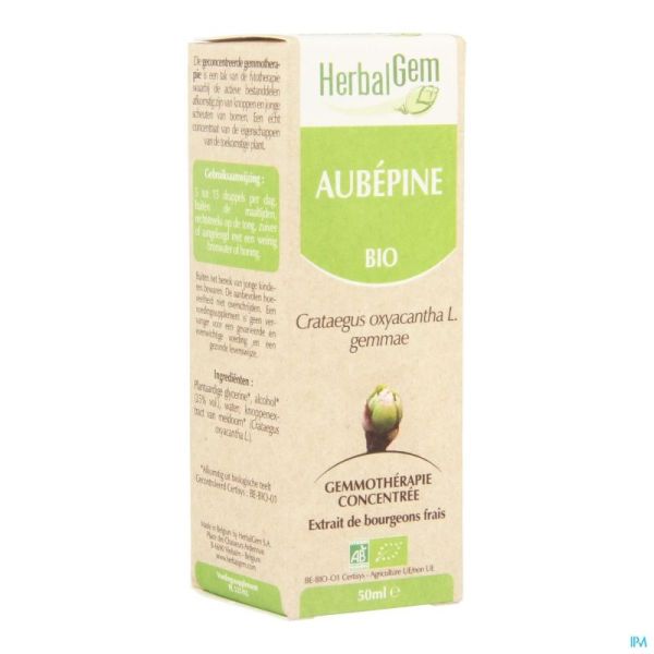 Herbalgem Aubepine Macerat Bio 50 Ml