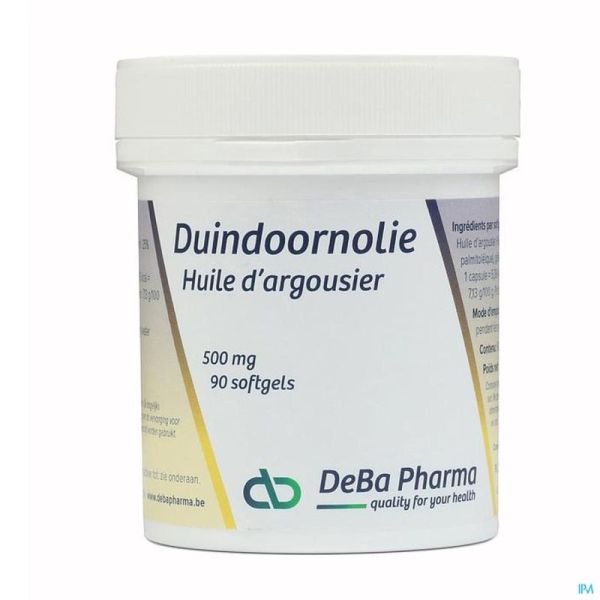 Huile Argousier Softgel 180x500mg Deba