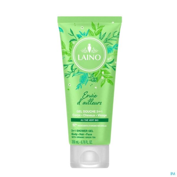 Laino Gel Douche 3en1 Thé Vert Tube 200ml