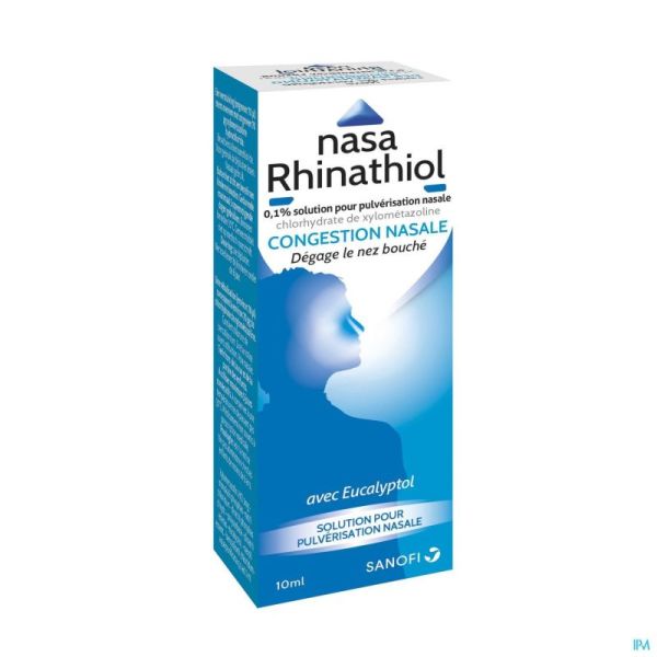 Nasa Rhinathiol Spray Nasal Adultes 10 Ml