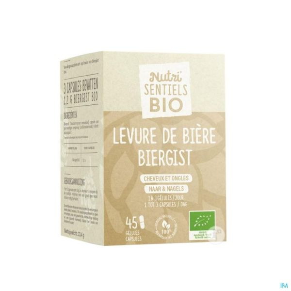 Nutrisentiels Levure de Bière Bio 45 Comprimés