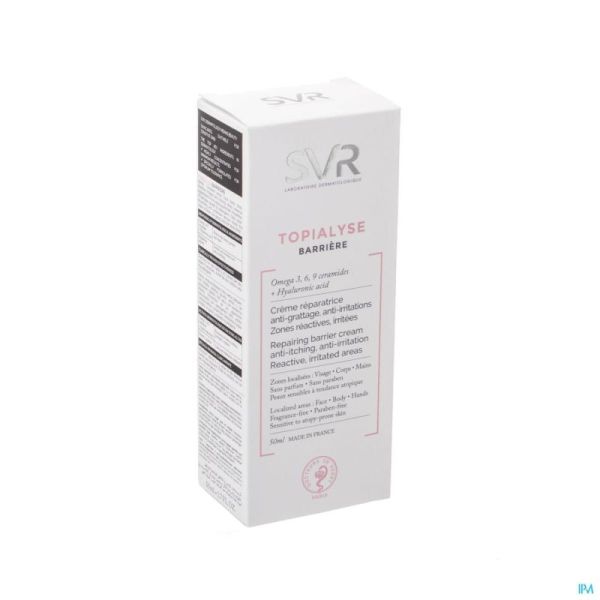 SVR Topialyse Crème Barrière 50 Ml