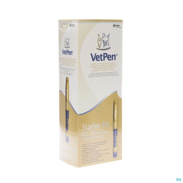 Vetpen 0,5-8 Unites 28 Aiguilles