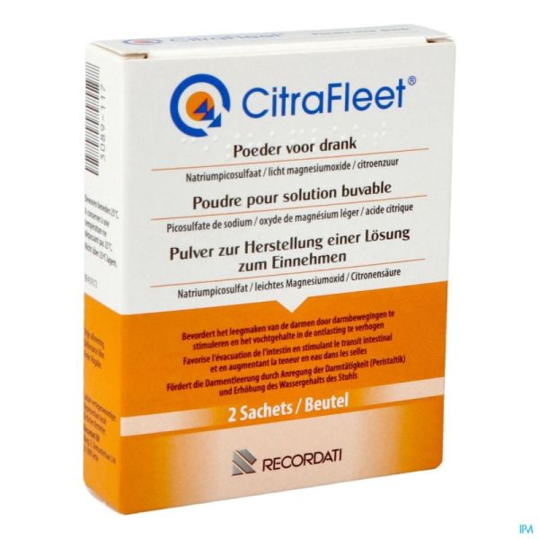 Citrafleet Poudre 2 Sachets