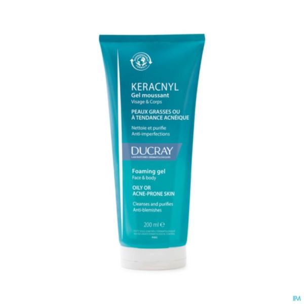 Ducray Keracnyl Gel Moussant 200ml 