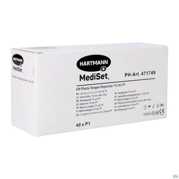 Hartmann Abaisse-langue Plastique 15cm 40 4717490