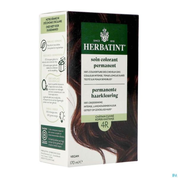 Herbatint Châtain Cuivré4r 170  Ml   