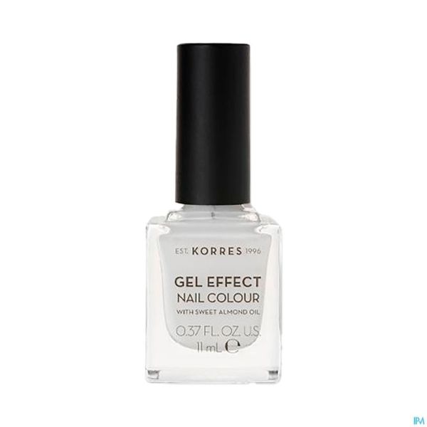 Korres Km Gel Effect Nail 01 Blanc 11ml