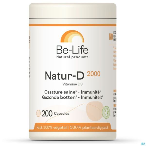 Natur D 2000 Be-life Pot Gélules 200