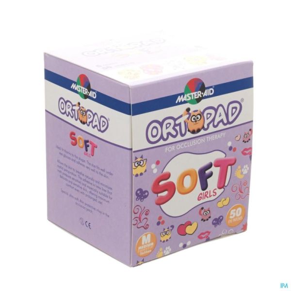 Ortopad Girls Soft Medium 72231 Compresses Oculaires 50 Pièces