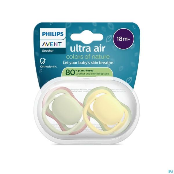 Philips Avent Sucette +18m Air Munt/ivoire 2