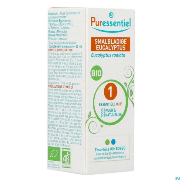 Puressentiel Eucalyptus Radie Hle Essentielle Bio 30ml