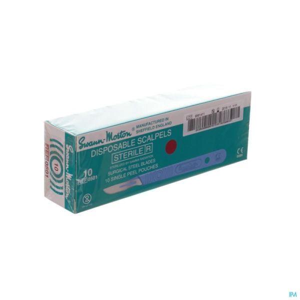 Scalpel S.m Disposable Sterile Nr10 10