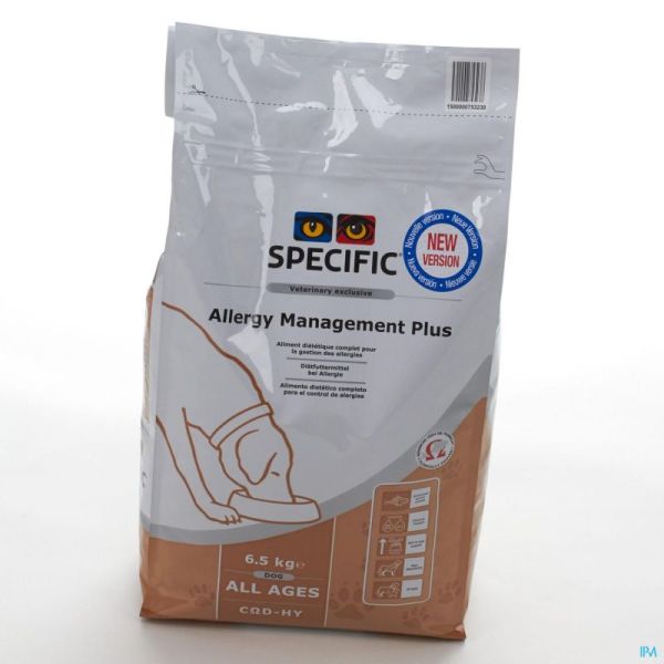 Specific Cod-hy Allergy Management Chien 6,5kg