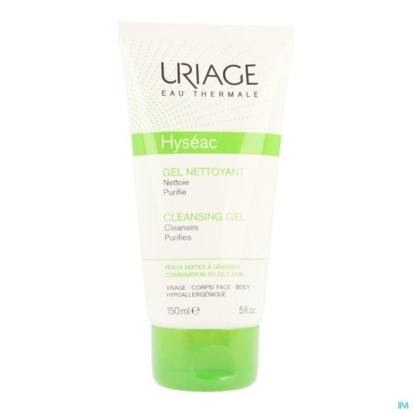 Uriage Hyseac Gel Nettoyante Doux Peaux Grasses et Mixtes