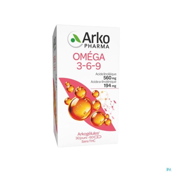Arkogelules Omega 3 6 9 Caps 60