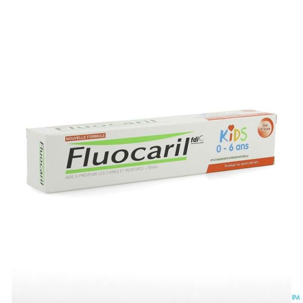 Fluocaril Dentifrice Kids Fraise 50ml 