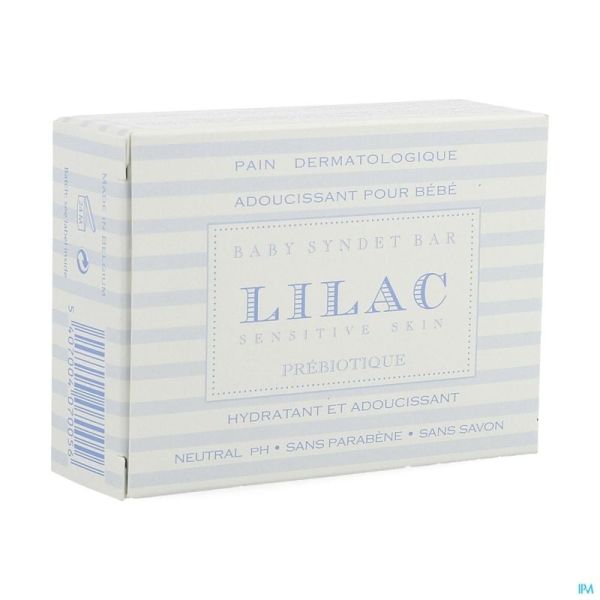 Lilac Pain Dermatologique Hydratant Adoucissant Bébé 100gr