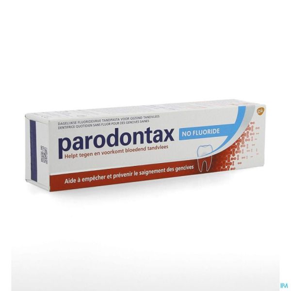 Parodontax Dentifrice No Fluoride 75ml Nf