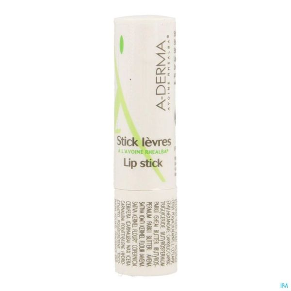 Aderma Lait D'avoine Avoine Stick Lèvres