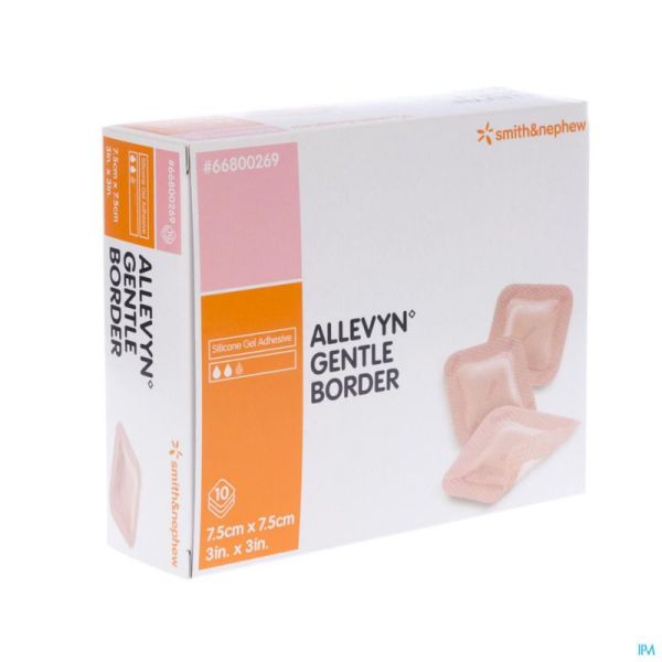 Allevyn Gentle Bord St 7,5x7,5cm 6680026