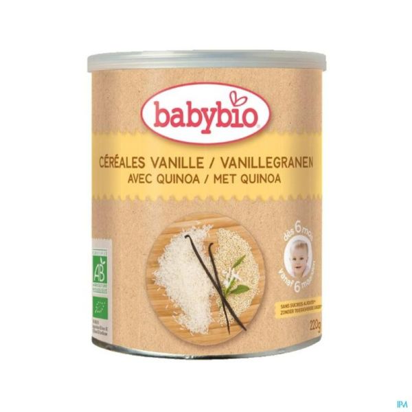 Babybio Cereales Vanille Quinoa 6m 220g