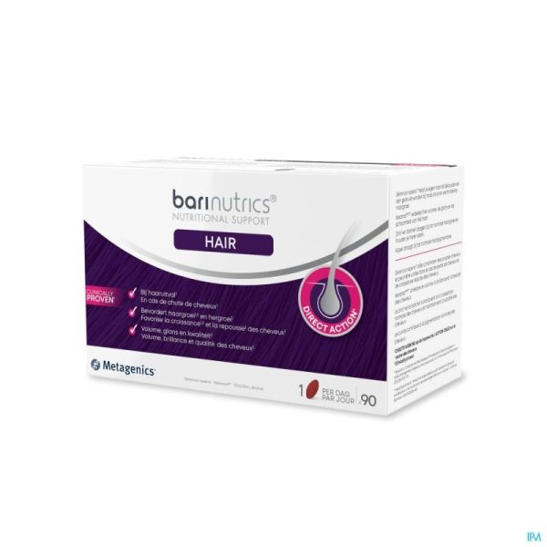Barinutrics Hair Caps 90 Metagenics