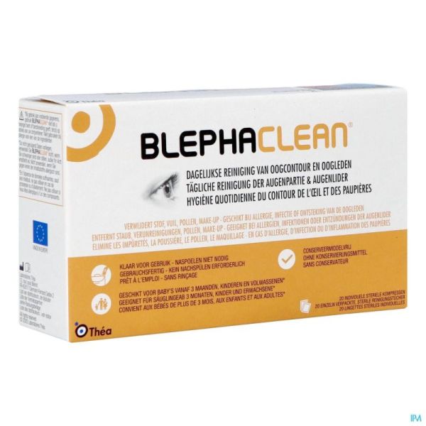 Blephaclean Ling Nettoyantes Yeux 20 Pièce