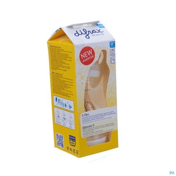 Difrax Biberon S Natural Small Blanc 170
