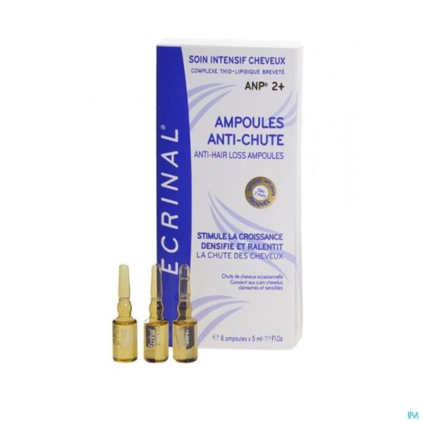 Ecrinal Anti-chutes Cheveux Anp2+ Ampoules 8x5ml