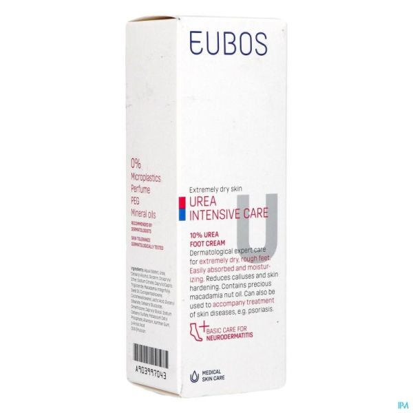 Eubos Urea Crème Pieds 10 % Peaux Sèches 100 Ml