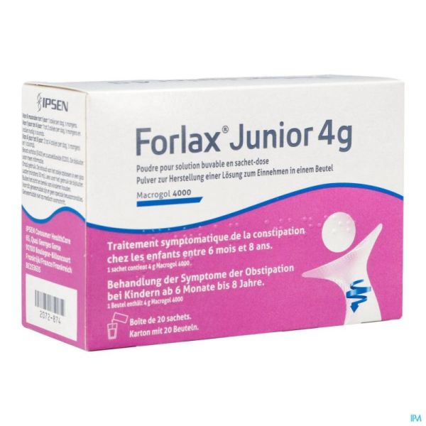 Forlax Junior Poudre 20 Sachets 4 G