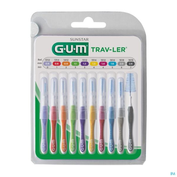 Gum Trav-ler Brosse Interdent. Multi Diam.9 1699ma