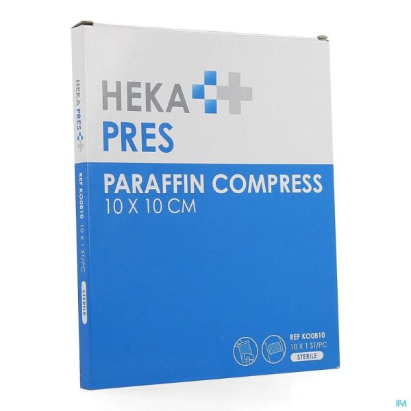 Heka Compresse Grasse Pres Sterile 10x10cm 10