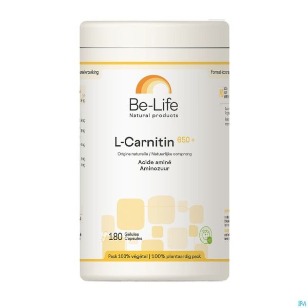 l-carnitine 650+ Be Life Gélules 180