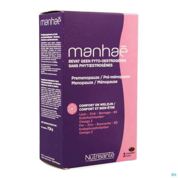 Manhae Nutrisanté 3 Mois 90 Gélules
