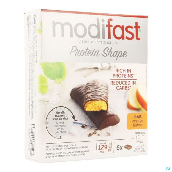 Modifast Control Barre Orange Choco P 6