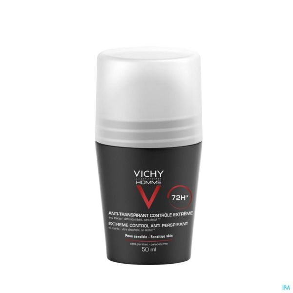 Vichy Homme Déodorant Roller Anti-trace 72h