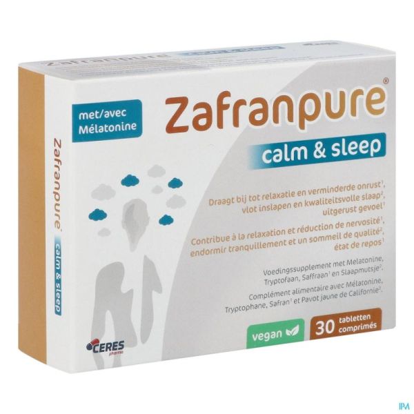 Zafranpure Calm & Sleep Comprimés 30