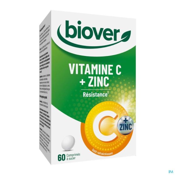 Biover Vitamine C + Zink Comprimés 60