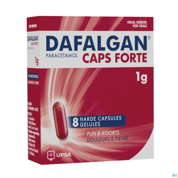 Dafalgan Gélules Forte 1g Gélules 8