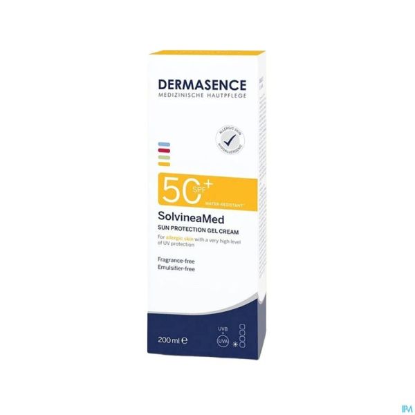 Dermasence Solvinea Sun Prot.gel Cream Spf50+200ml