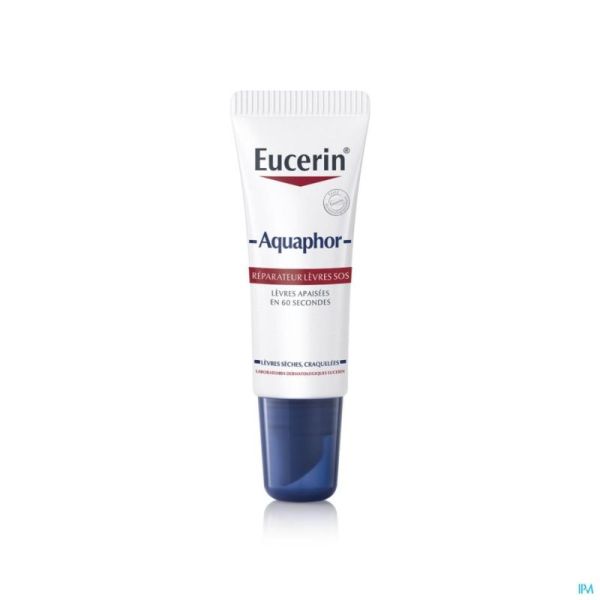 Eucerin Aquaphor Réparateur Lèvres Sos 10ml